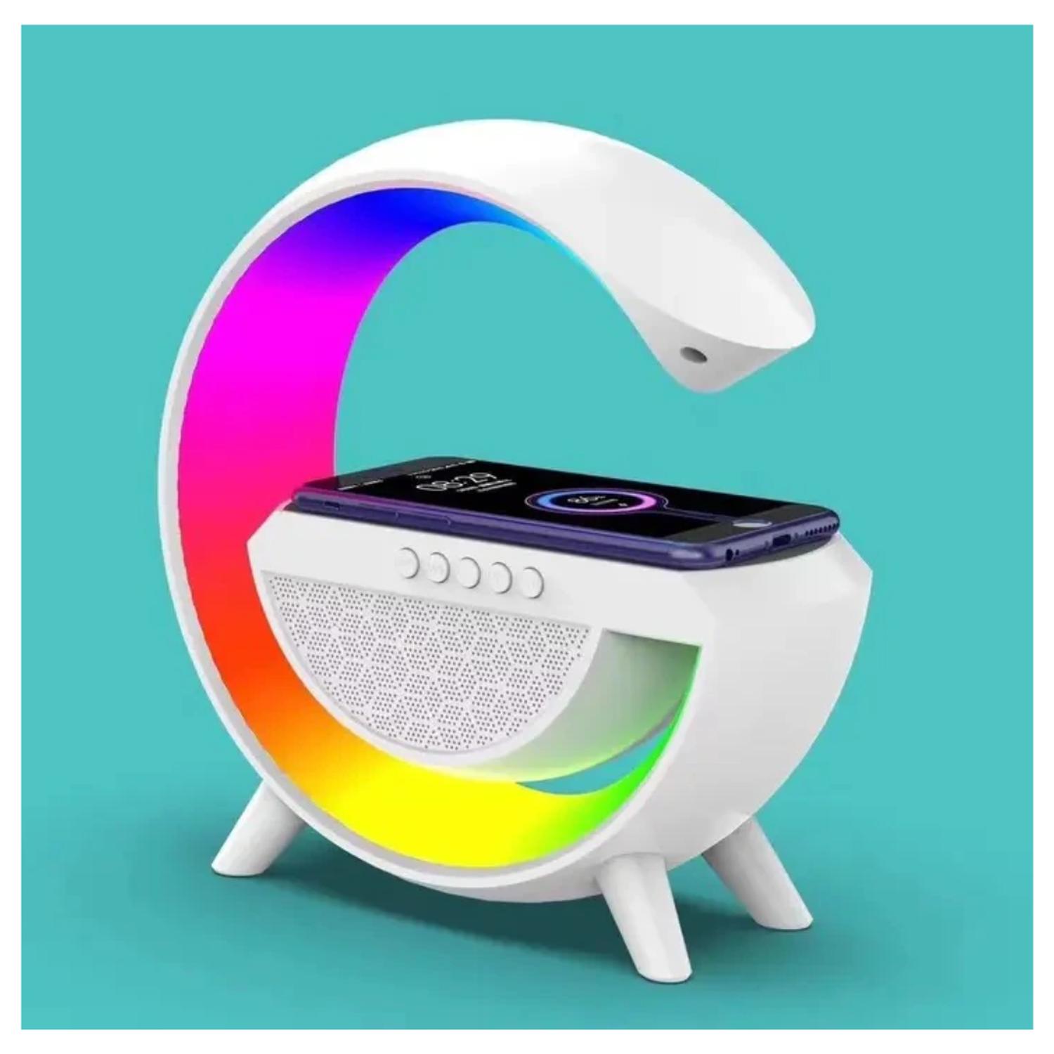 PARLANTE RETROILUMINADO CON CARGADOR INALAMABRICO G USB - 5