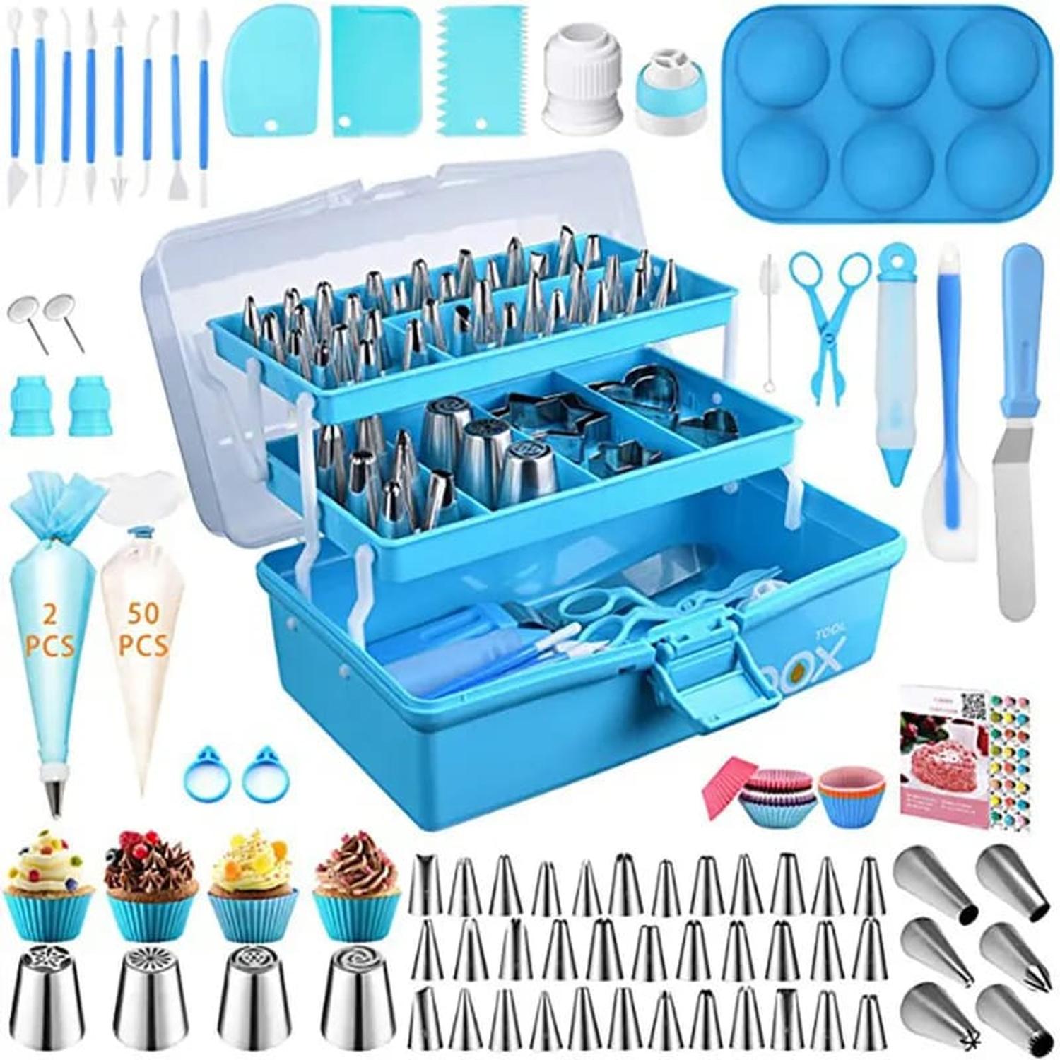 KIT DE UTENSILIOS DECORACION DE TARTAS 236 PIEZAS - 3