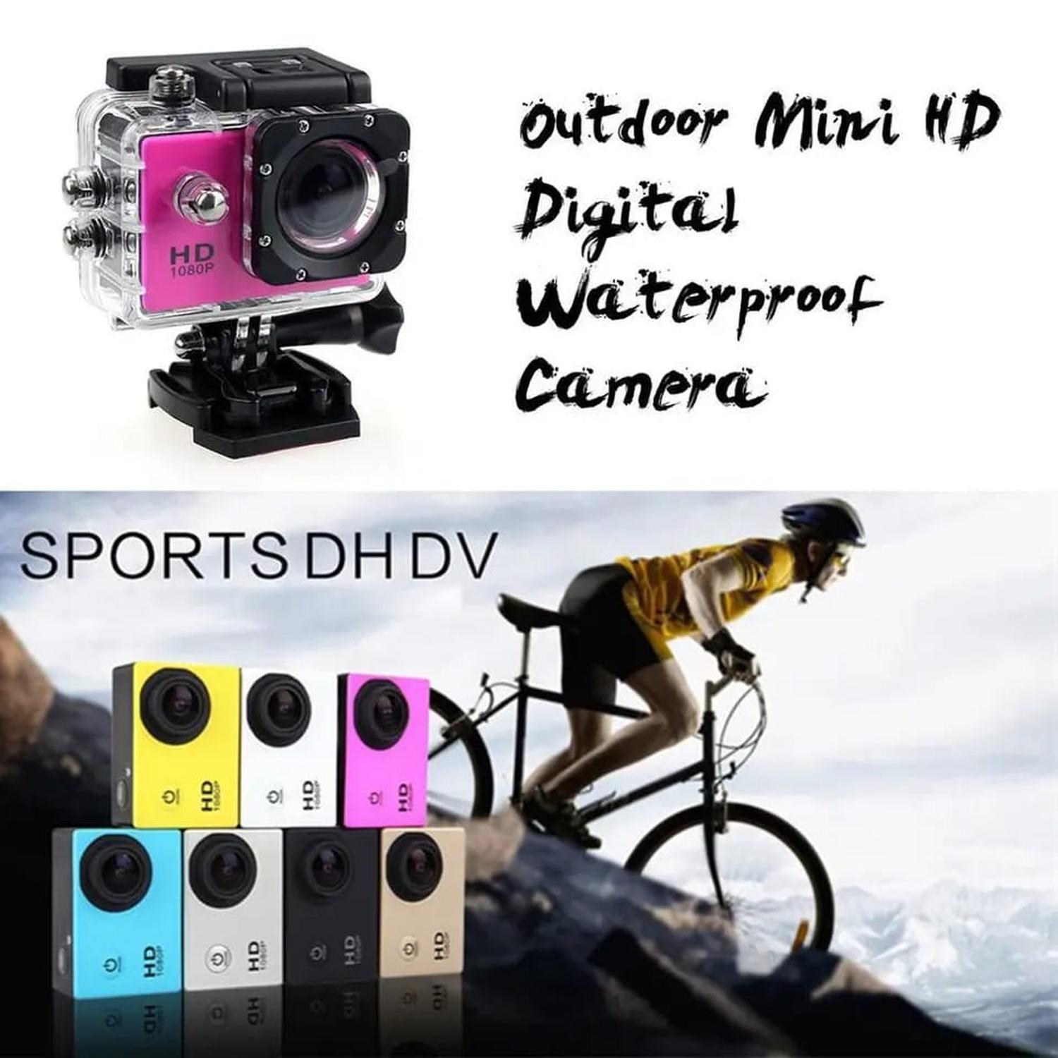CÁMARA DEPORTIVA SUMERGIBLE 4K FULL HD FUCSIA - 2