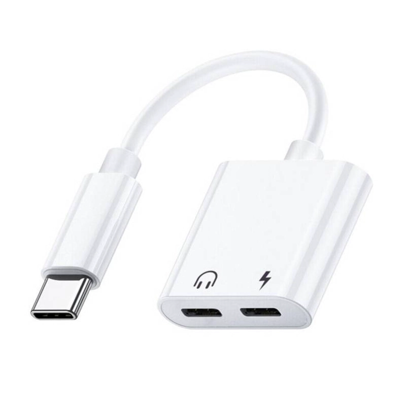 ADAPTADOR DUAL CARGA Y AUDIO TIPO C - 1