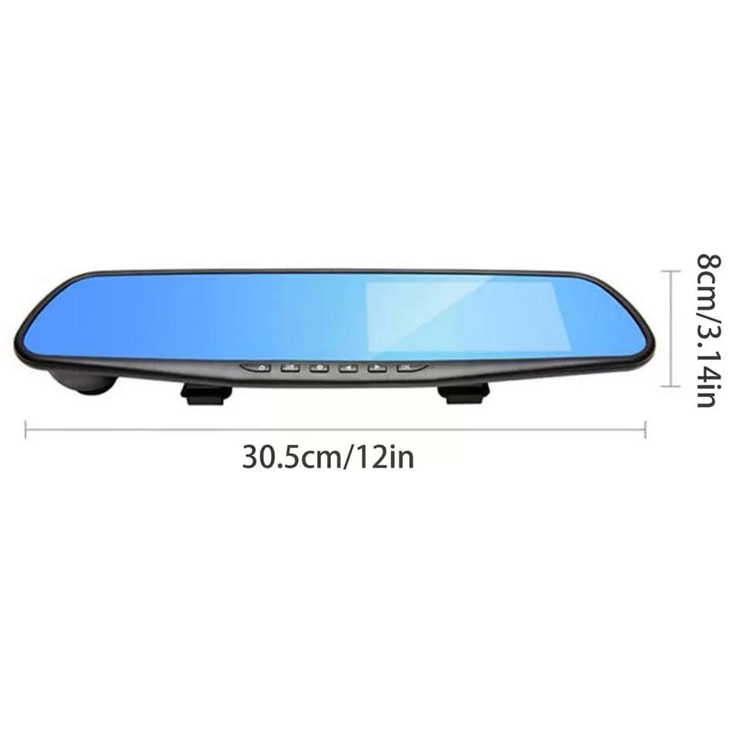 ESPEJO RETROVISOR CON CÁMARA RETROCESO Y CÁMARA FRONTAL HD - 2