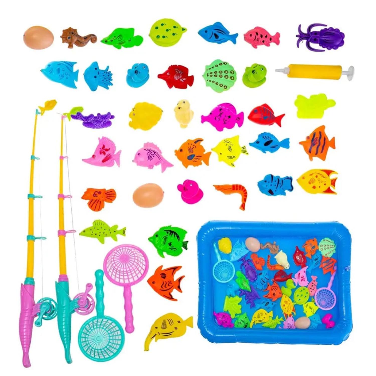 JUEGO DE PESCA MAGNETICO 26 PIEZAS | Multicolor - 2