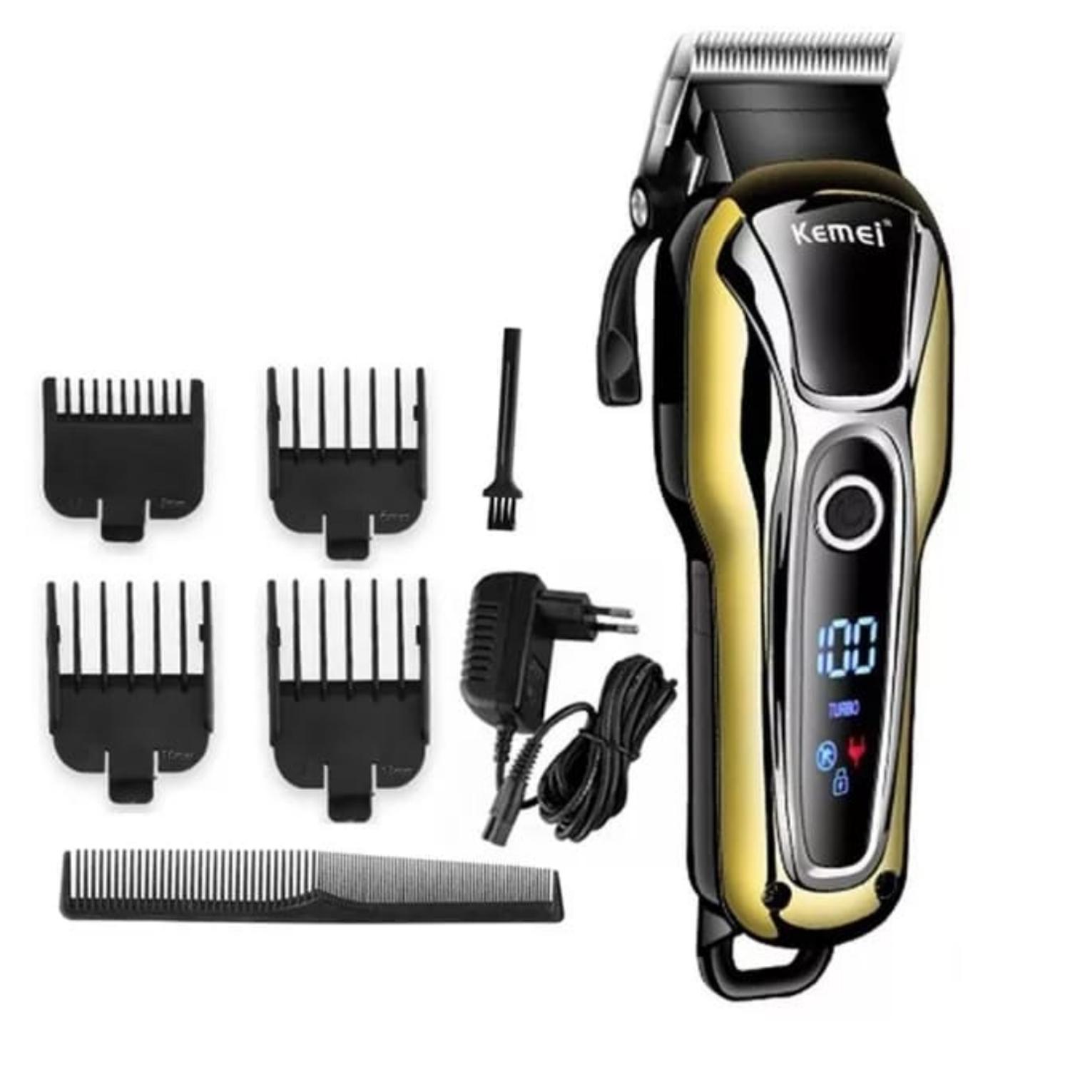 MAQUINA CORTADORA DE CABELLO INALAMBRICA INDICADOR LED - 2