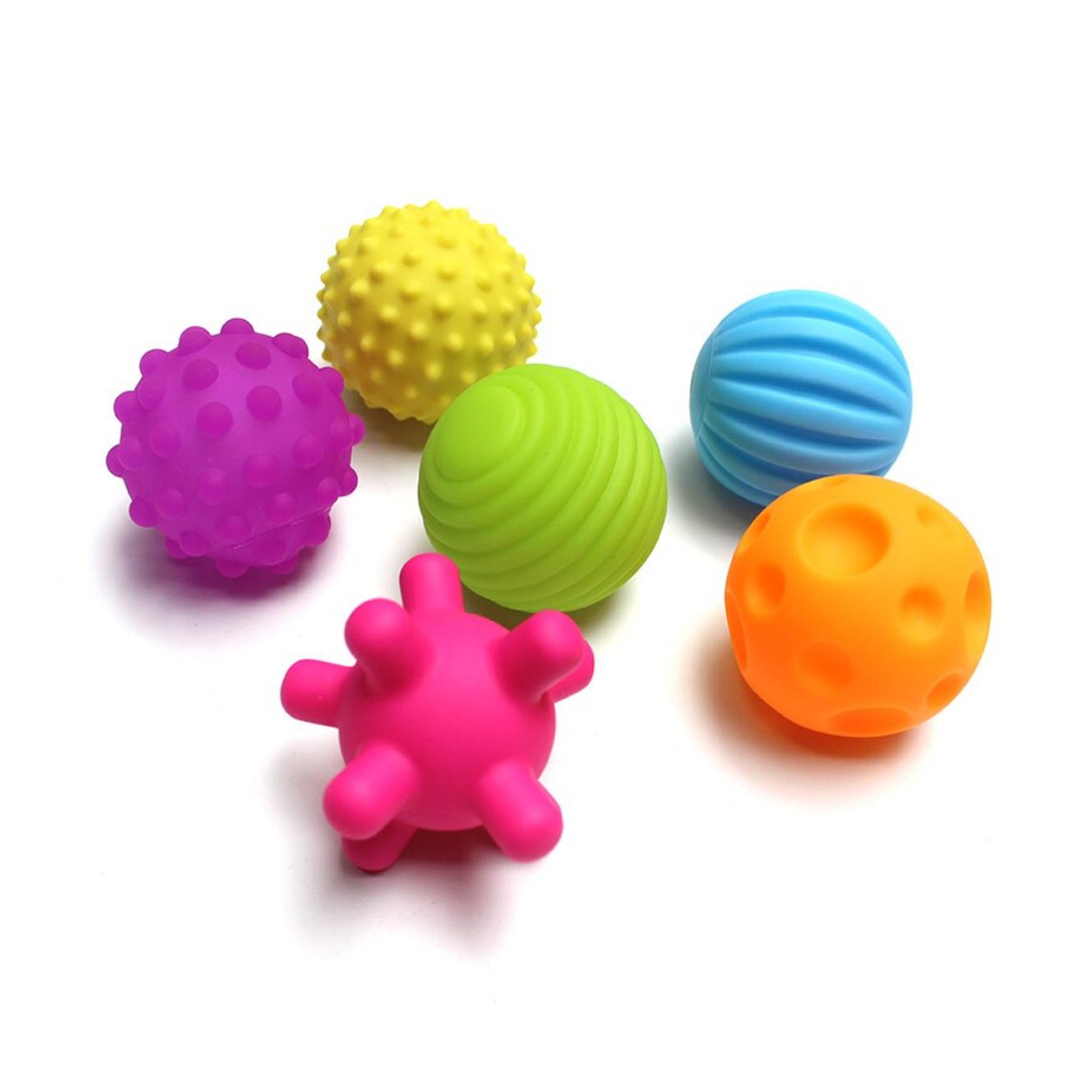 SET PELOTAS ESTIMULACIÓN SENSORIAL MULTICOLOR - 1