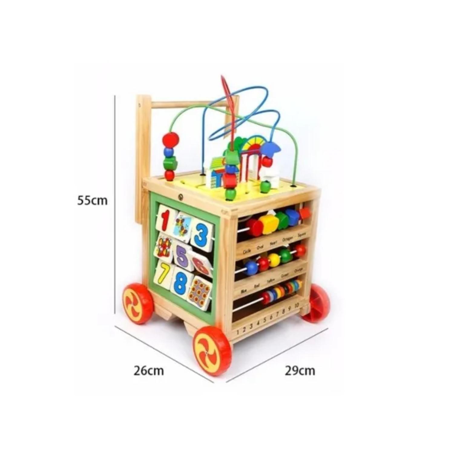 CORREPASILLO CAMINADOR DE MADERA PARA BEBE MONTESSORI CAFE - 1