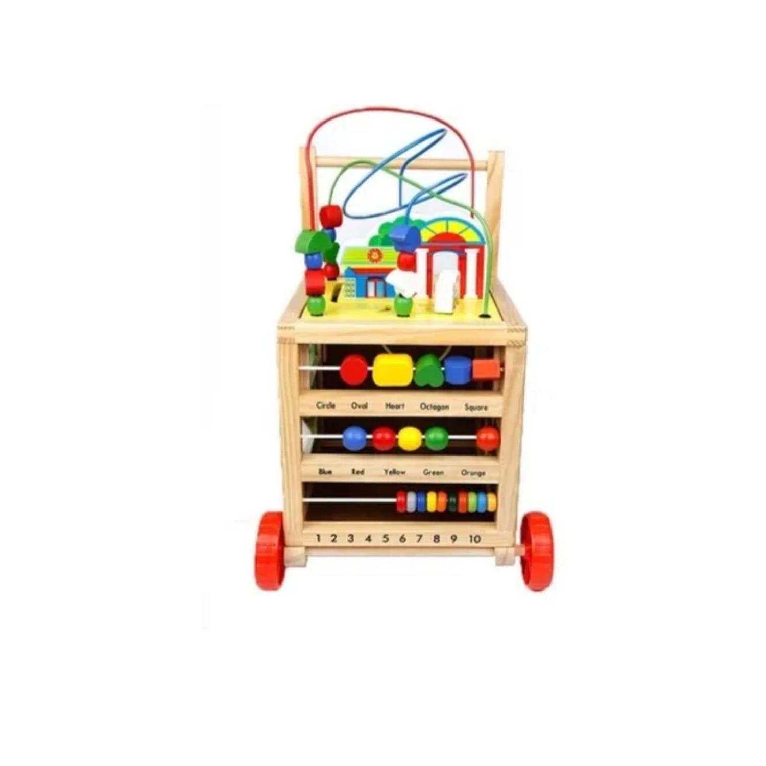 CORREPASILLO CAMINADOR DE MADERA PARA BEBE MONTESSORI CAFE - 3