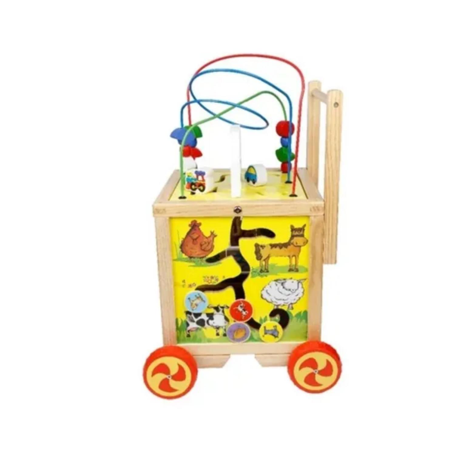 CORREPASILLO CAMINADOR DE MADERA PARA BEBE MONTESSORI CAFE - 4