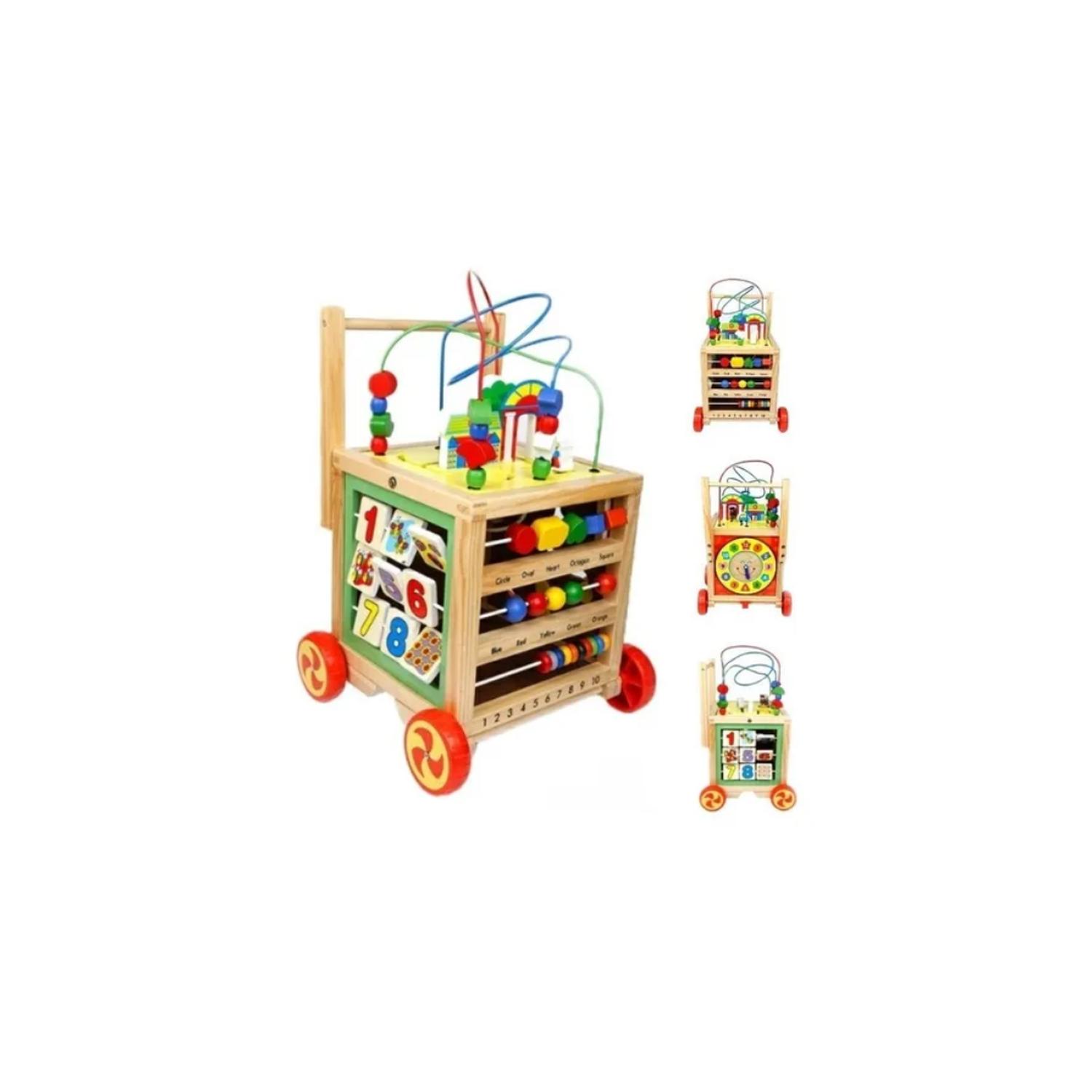 CORREPASILLO CAMINADOR DE MADERA PARA BEBE MONTESSORI CAFE - 5
