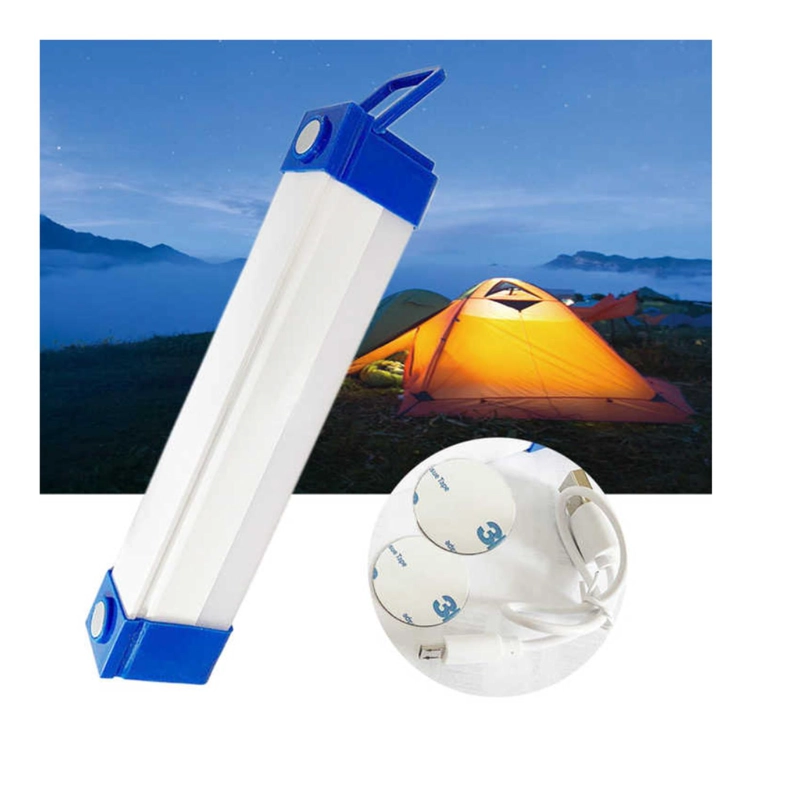 LAMPARA TUBO 17 CM PVC LED DE EMERGENCIA RECARGABLE PORTATIL 17CM - 2