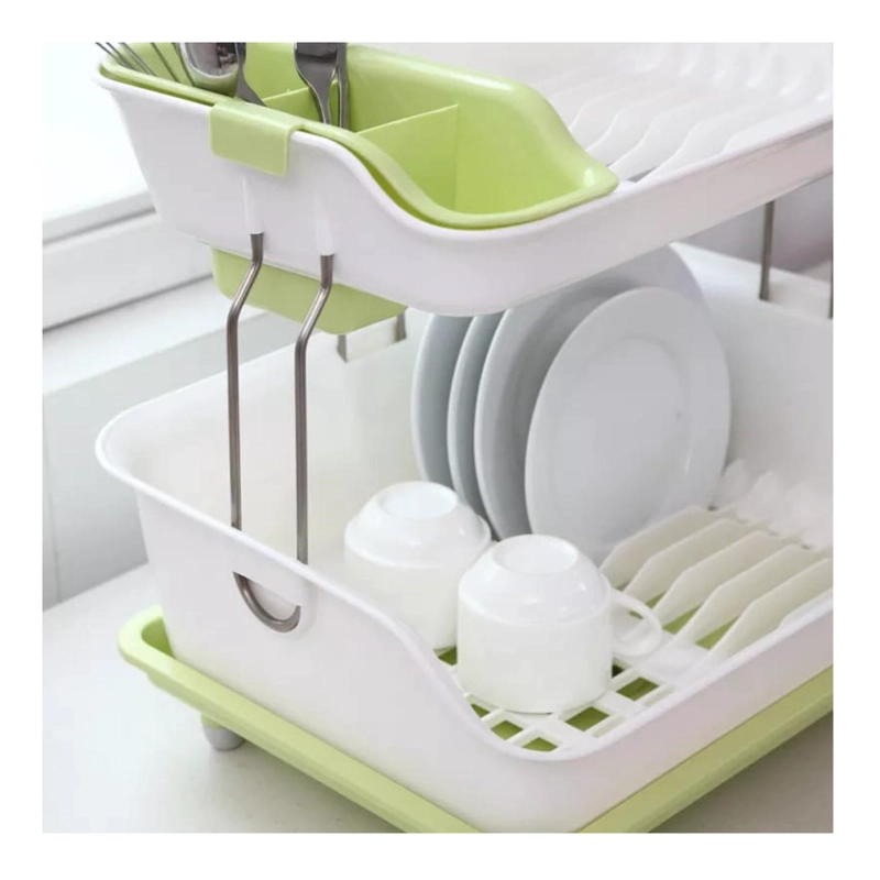 ESCURRIDOR DE PLATOS 2 NIVELES PLASTICO - 5