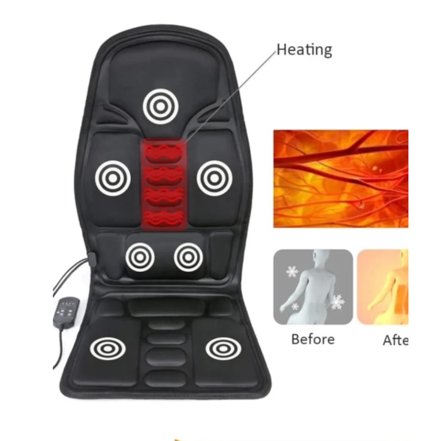 ASIENTO COJIN DE MASAJES LUMBAR PARA AUTO - 4