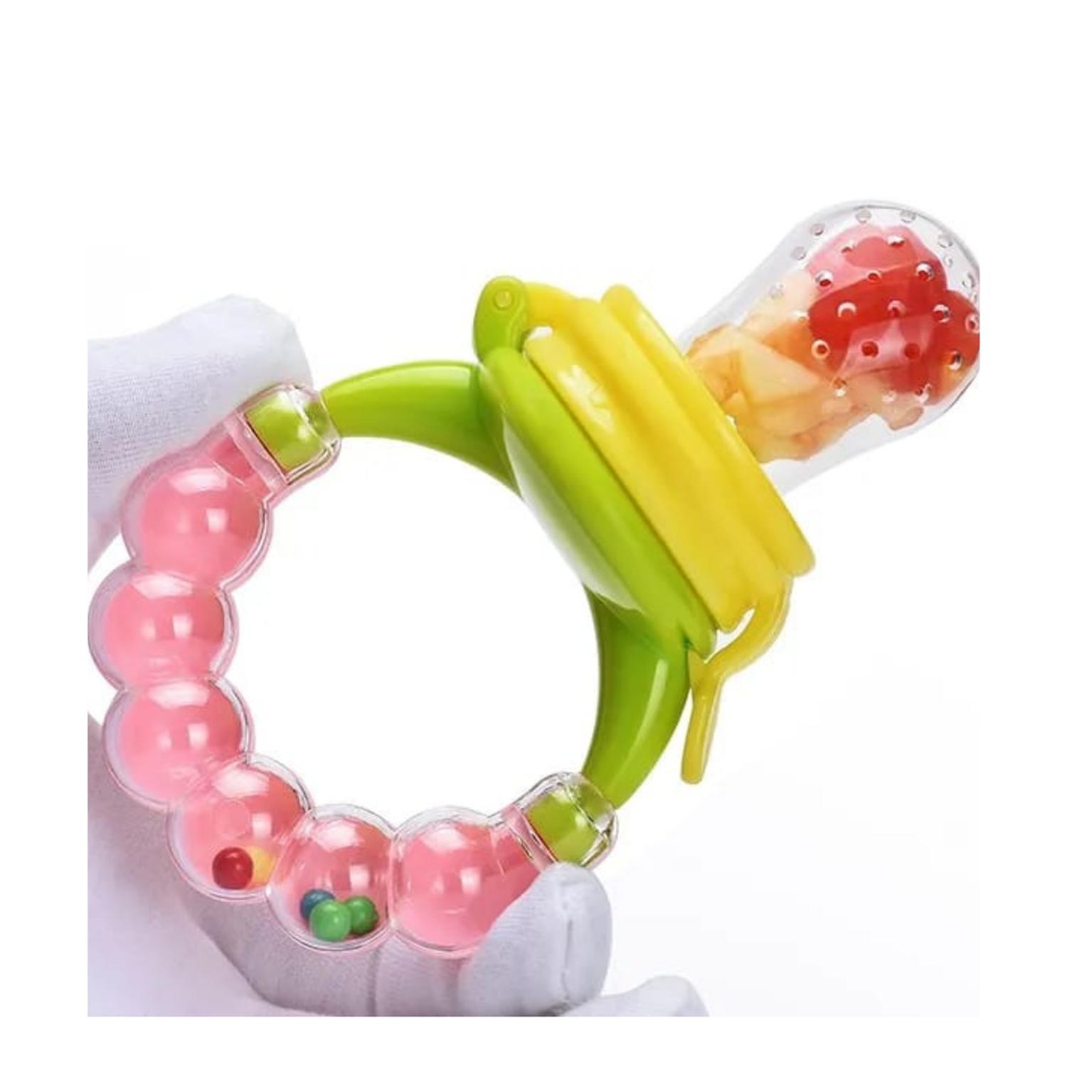 CHUPETE PARA FRUTA CON CASCABEL PARA BEBE - 4