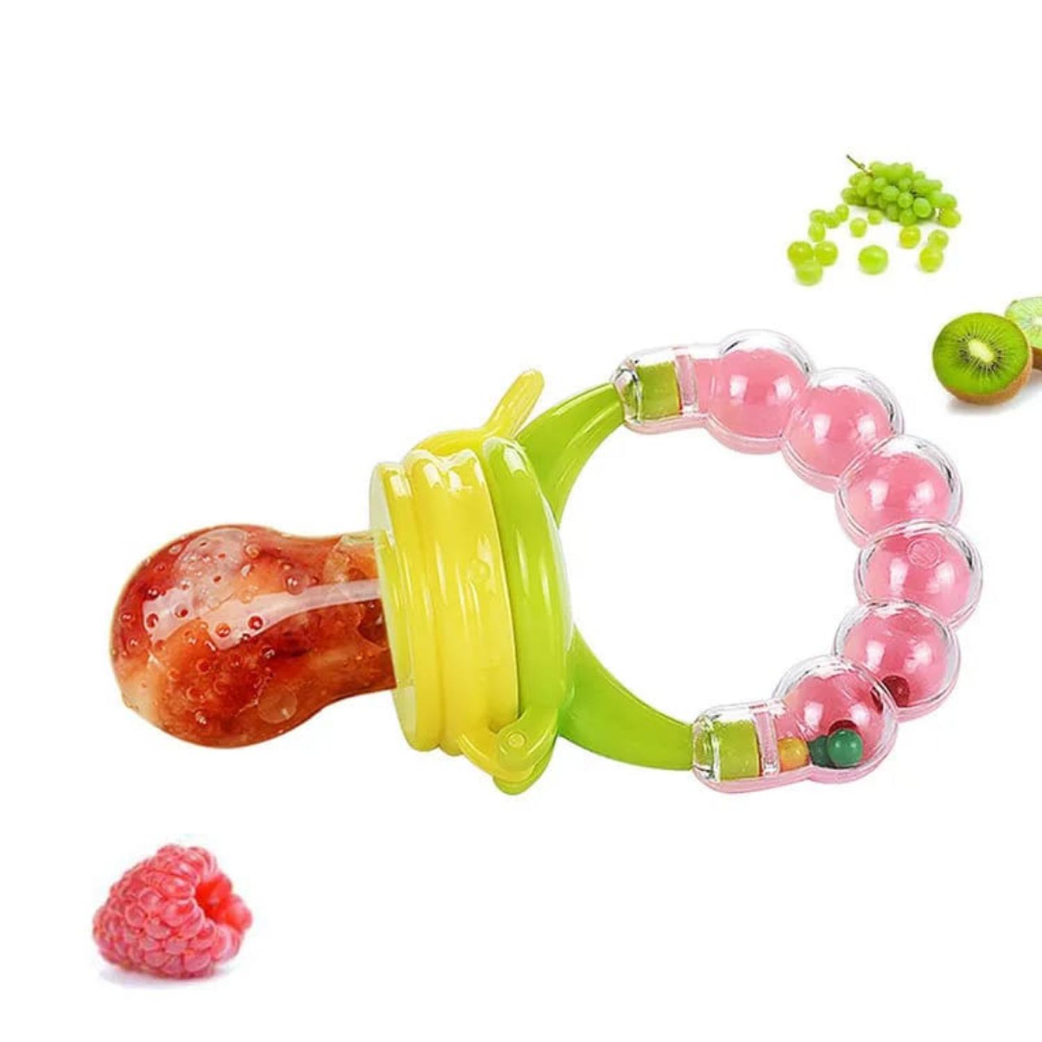 CHUPETE PARA FRUTA CON CASCABEL PARA BEBE - 5