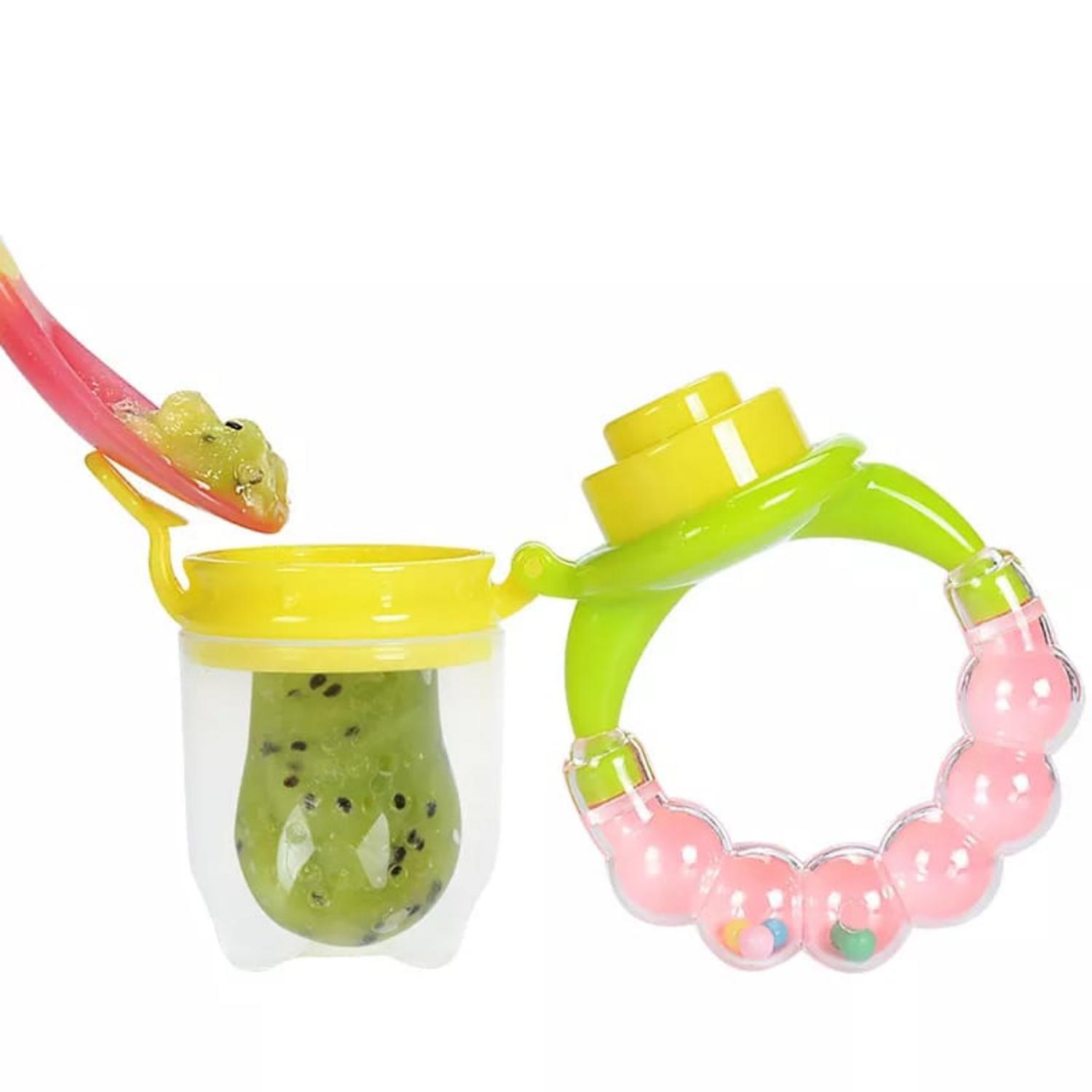 CHUPETE PARA FRUTA CON CASCABEL PARA BEBE - 6