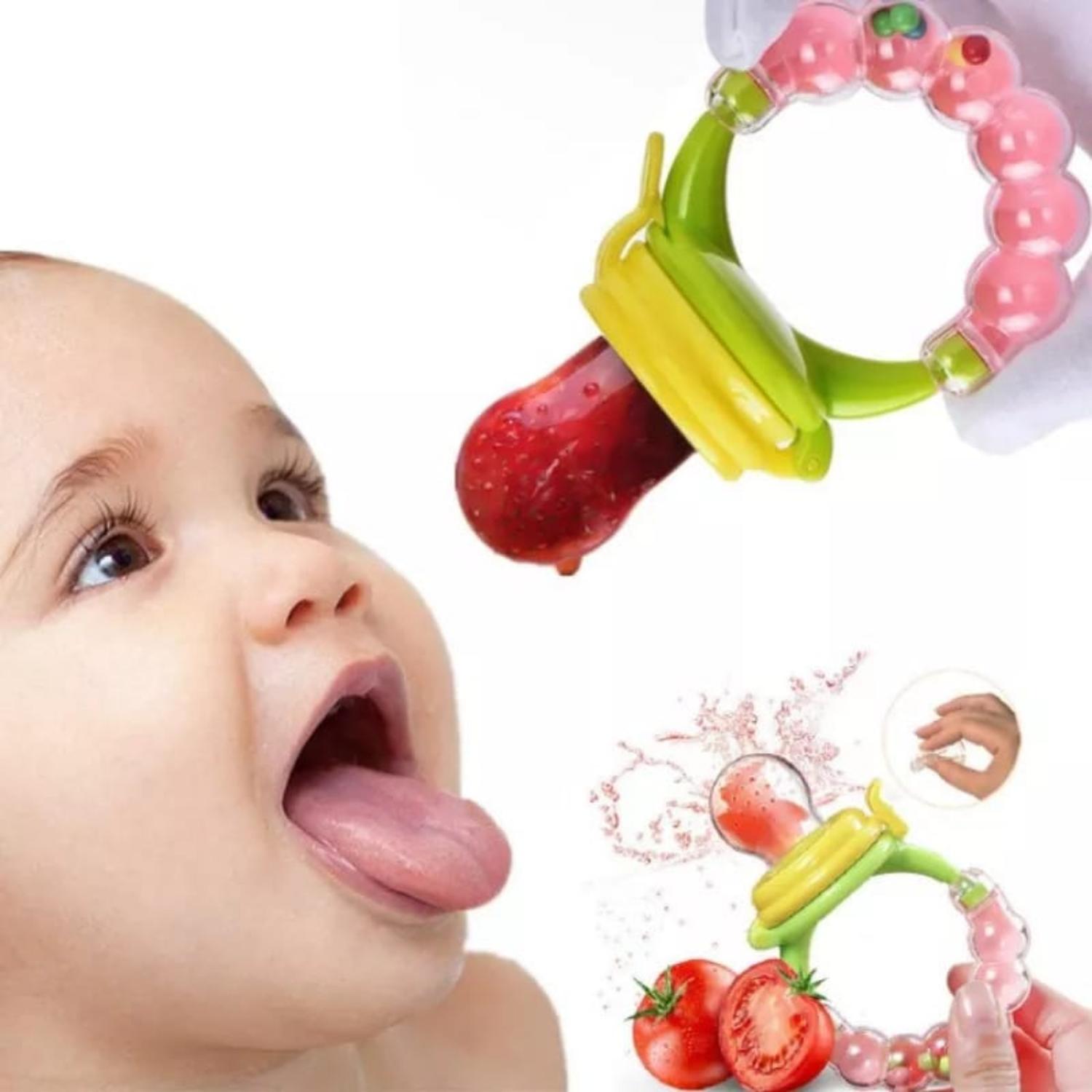 CHUPETE PARA FRUTA CON CASCABEL PARA BEBE - 8