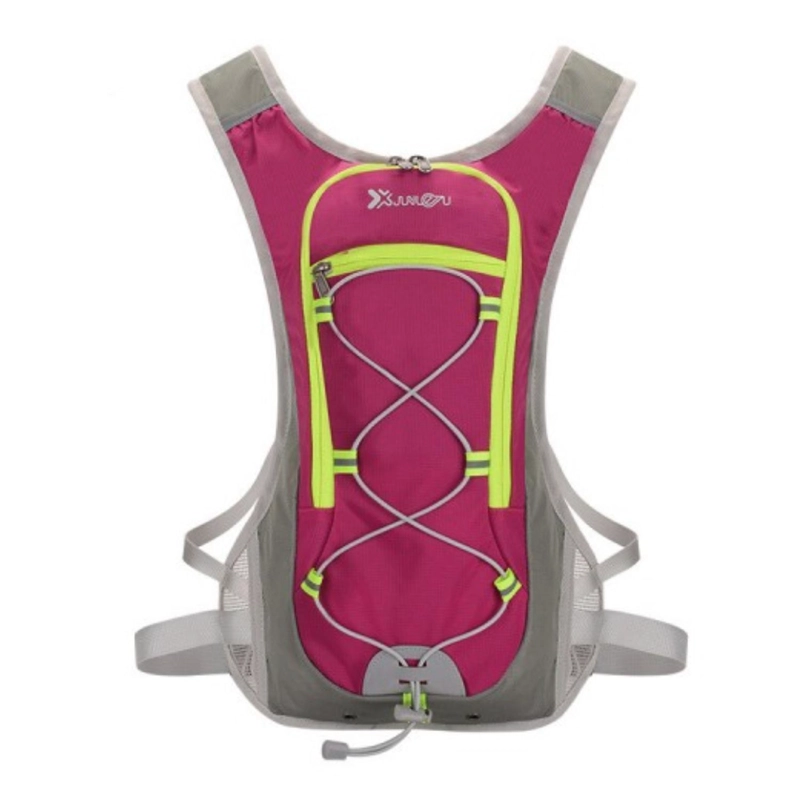 MOCHILA CAMPING OUTDOOR CAMELBACK CON BOLSA DE AGUA 2 LITROS FUCSIA - 1