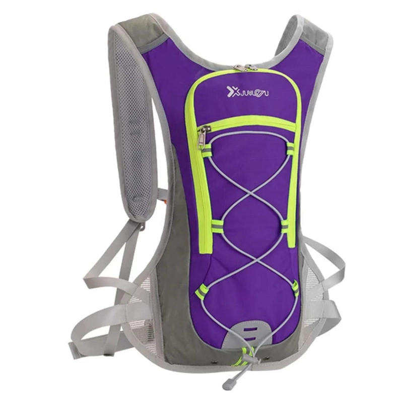 MOCHILA CAMPING OUTDOOR CAMELBACK CON BOLSA DE AGUA 2 LITROS MORADO - 1