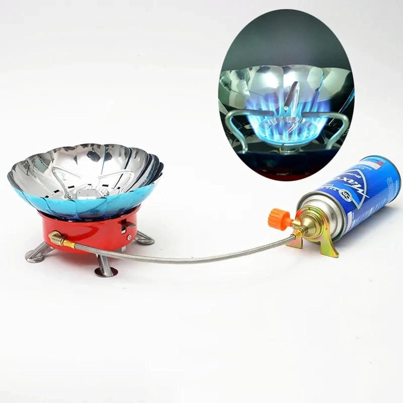 MINI COCINILLA METAL DE CAMPING A GAS BUTANO OSTRA - 2