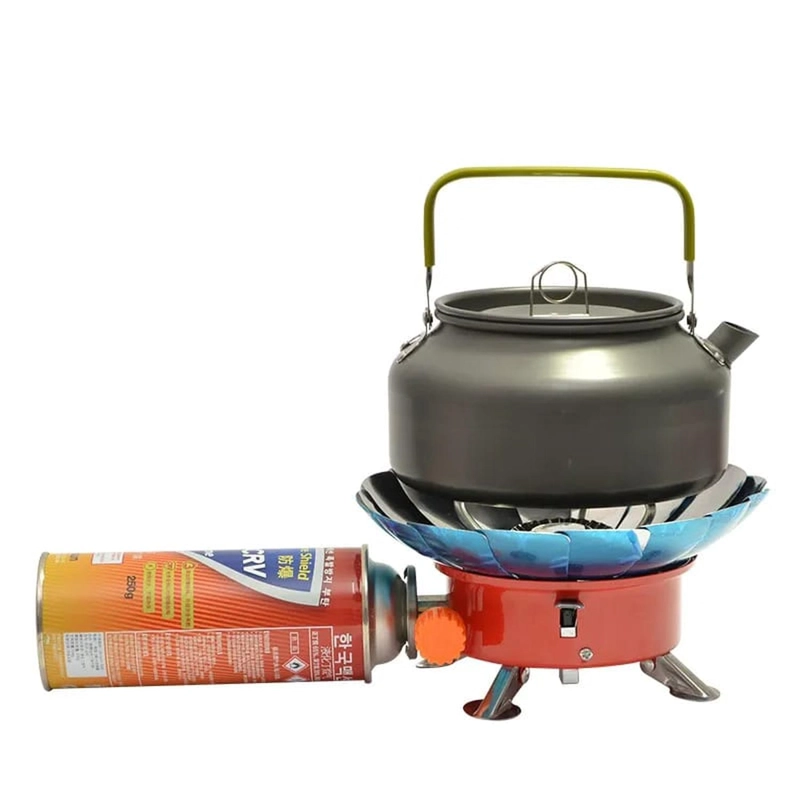 MINI COCINILLA METAL DE CAMPING A GAS BUTANO OSTRA - 3
