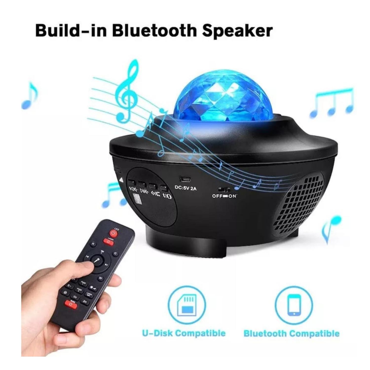 PROYECTOR GALAXIA SONIDO BLUETOOTH HOGAR MULTICOLOR - 5