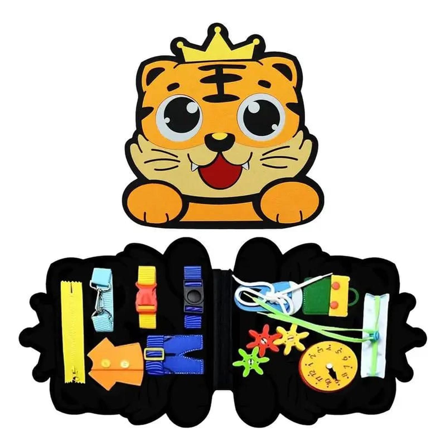 TABLERO SENSORIAL DE ESTIMULACION MONTESSORI GATO - 1
