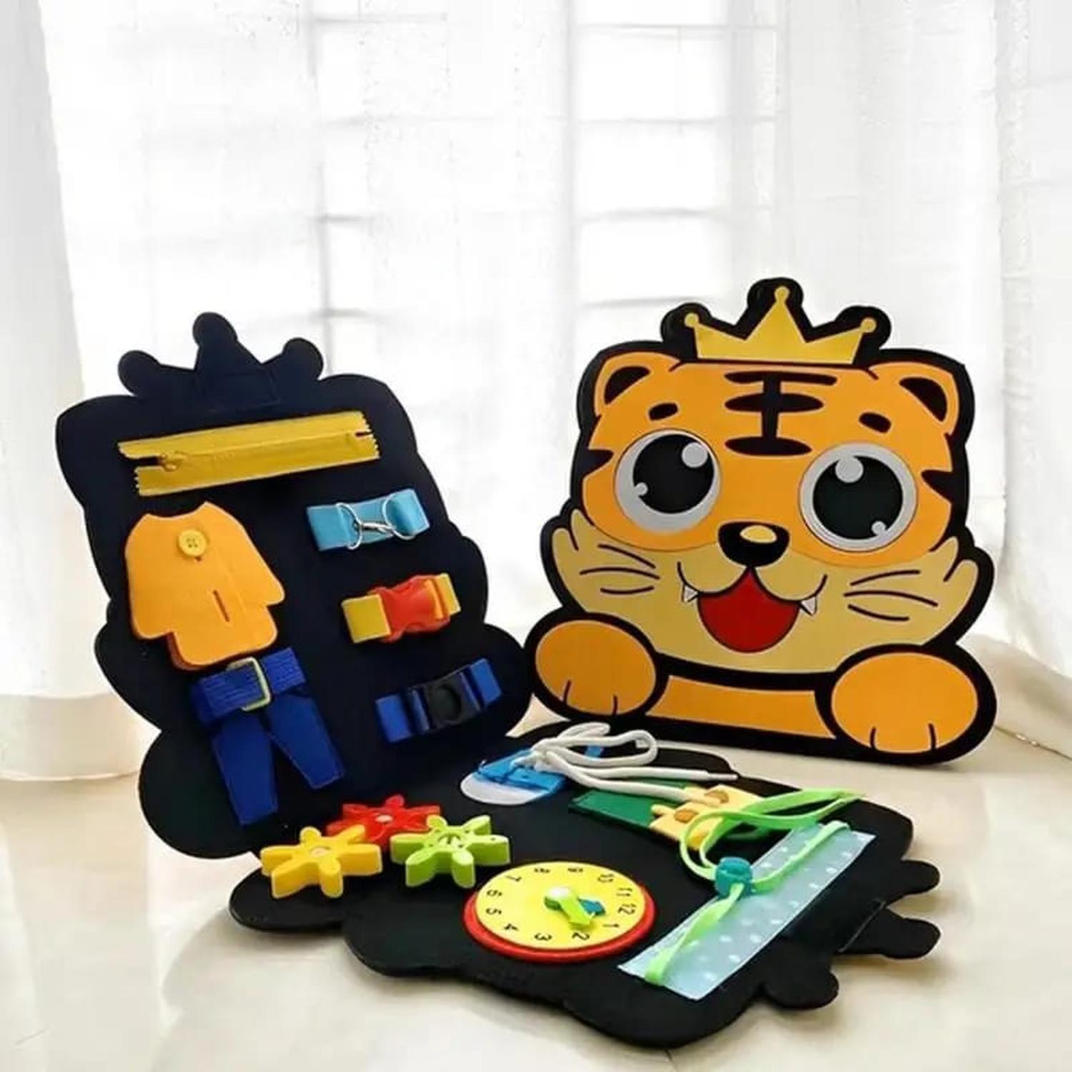 TABLERO SENSORIAL DE ESTIMULACION MONTESSORI GATO - 2