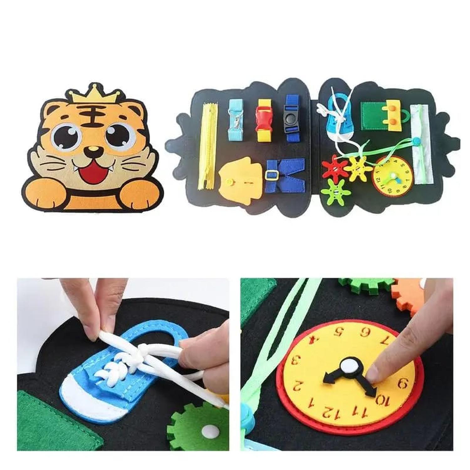 TABLERO SENSORIAL DE ESTIMULACION MONTESSORI GATO - 3