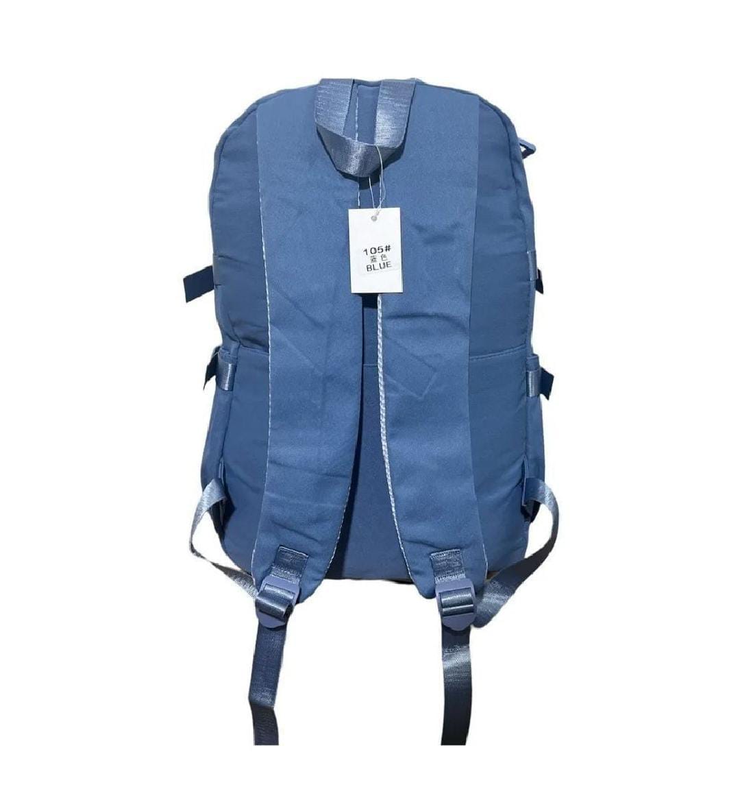 MOCHILA JUVENIL ESCOLAR CON INSIGNIAS - 2
