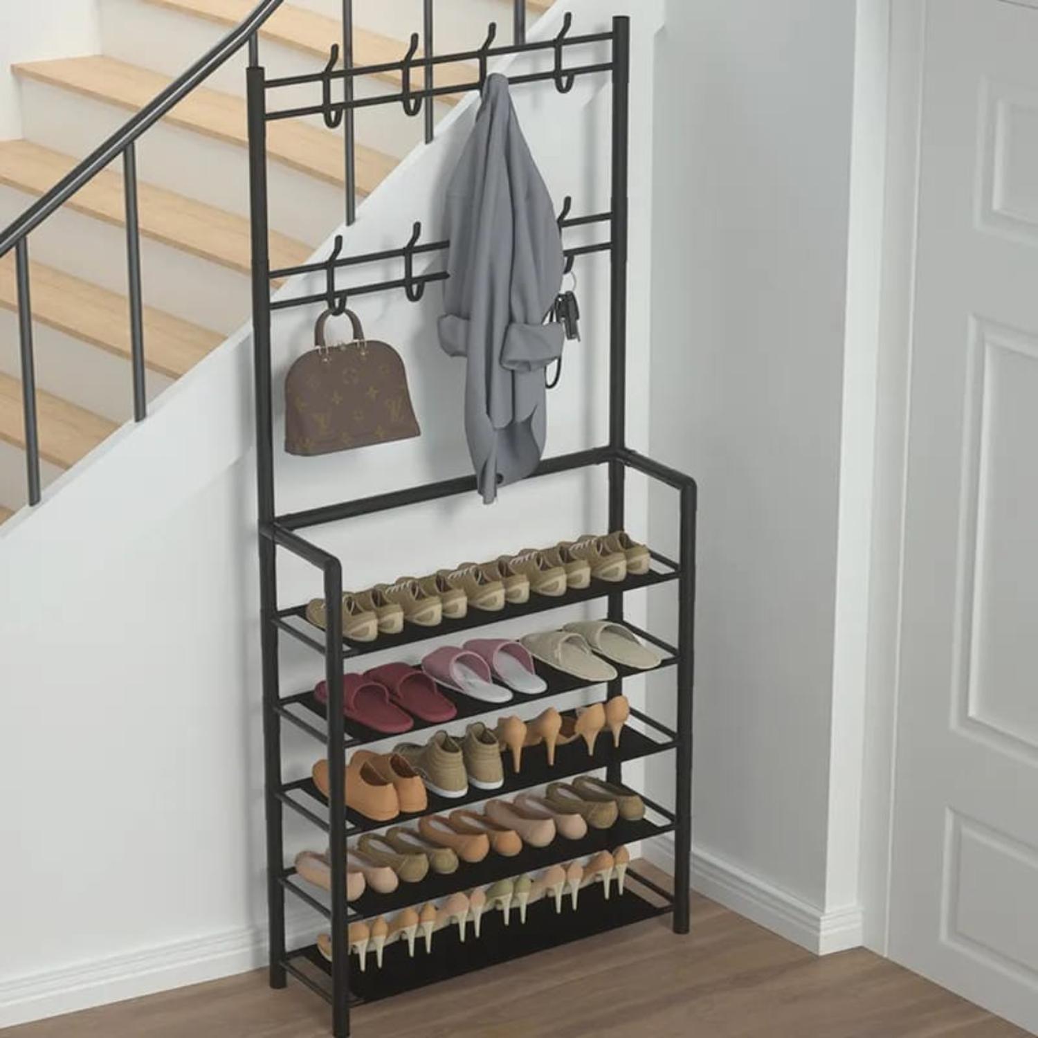 ORGANIZADOR PERCHERO ZAPATERO METALICO CLOSET - 1