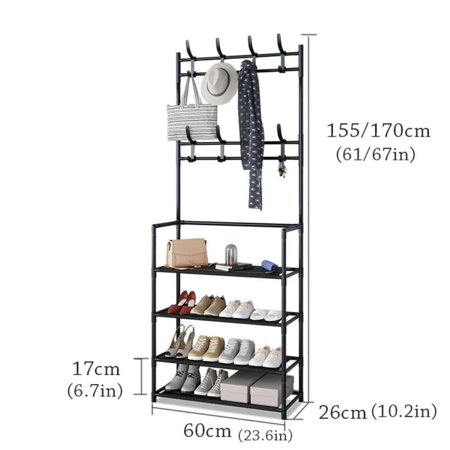 ORGANIZADOR PERCHERO ZAPATERO METALICO CLOSET - 2