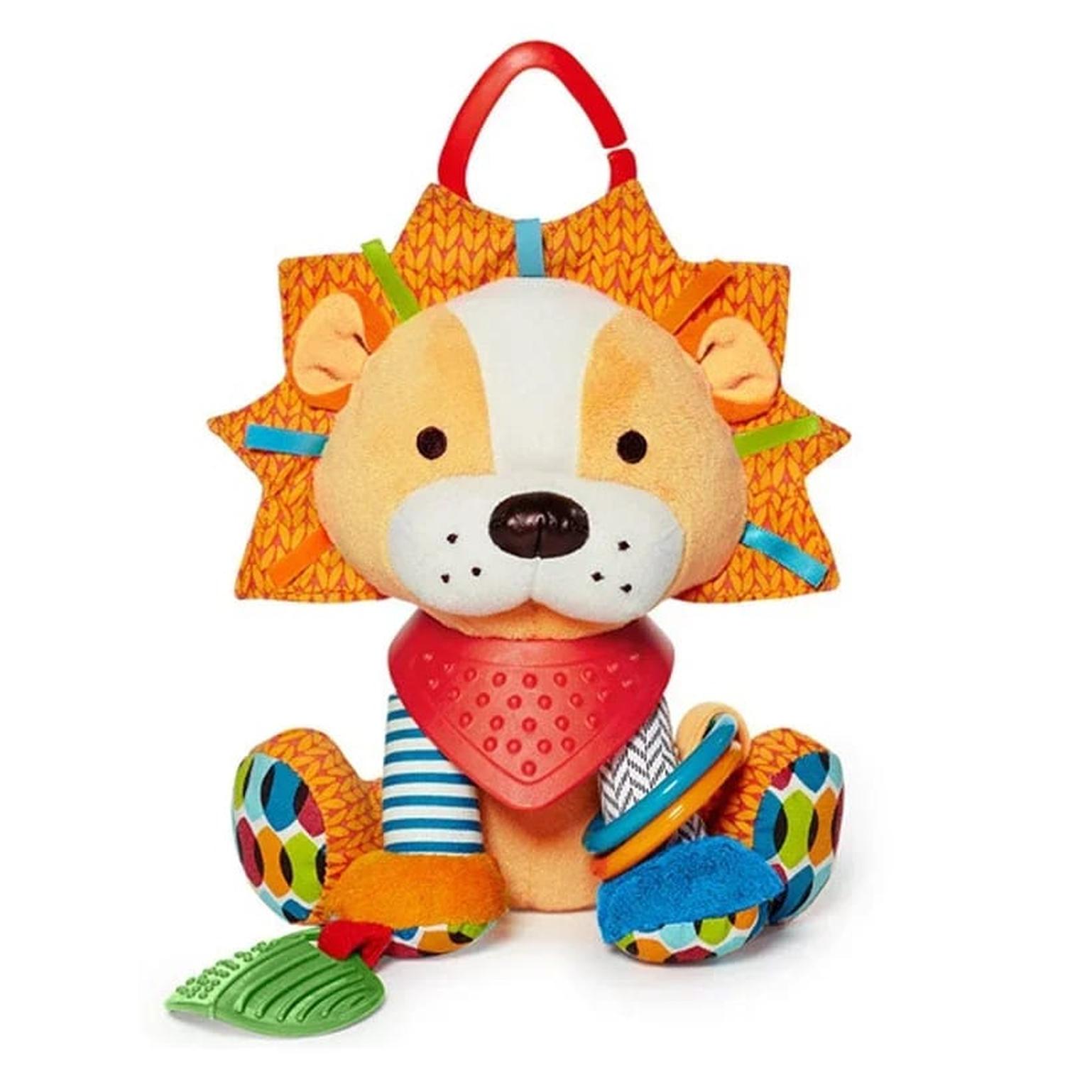 SONAJERO DE PELUCHE DE TELA ANIMALES TAMAÑO LEON - 1
