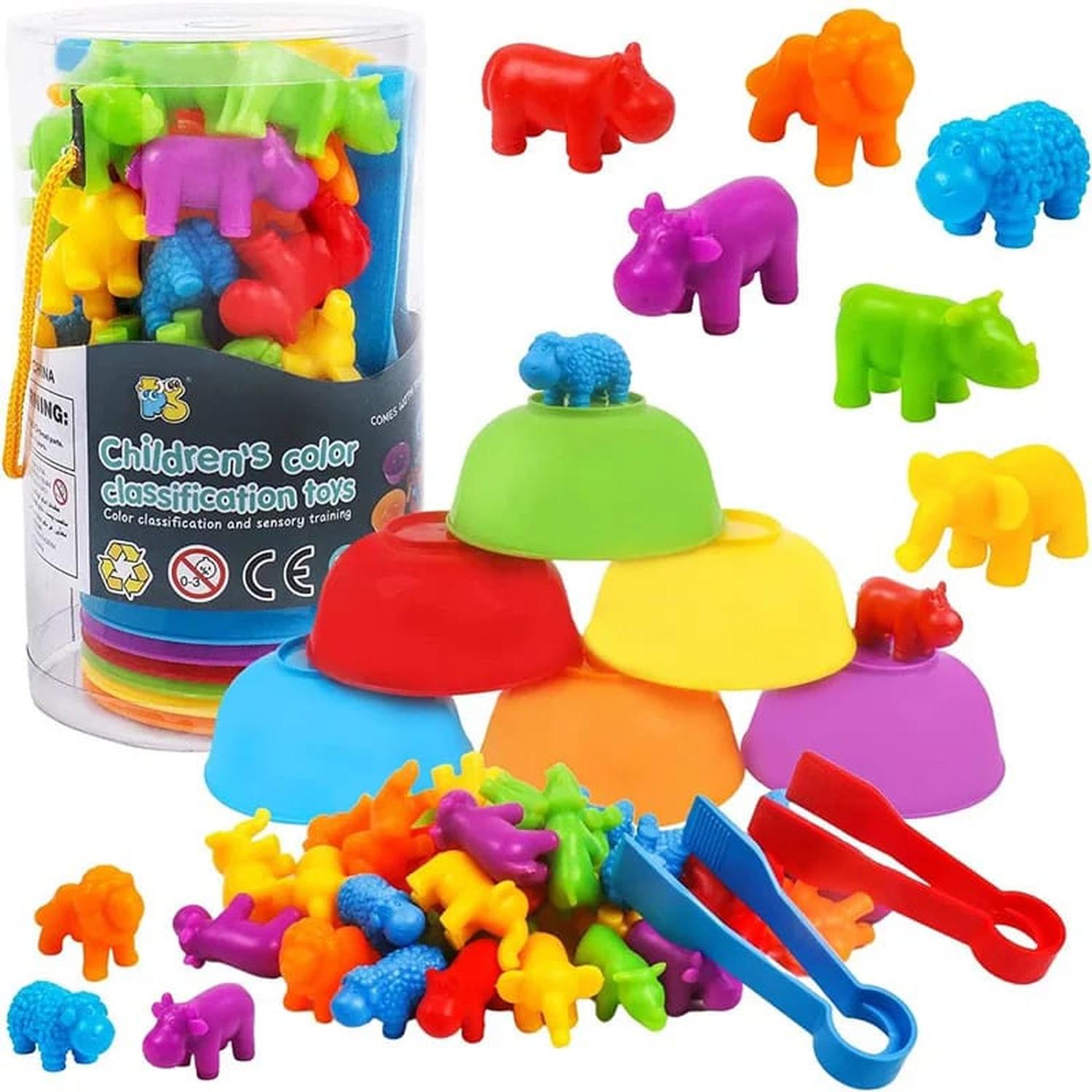JUEGO DIDACTICO CONTEO Y COLORES MONTESSORI - 1