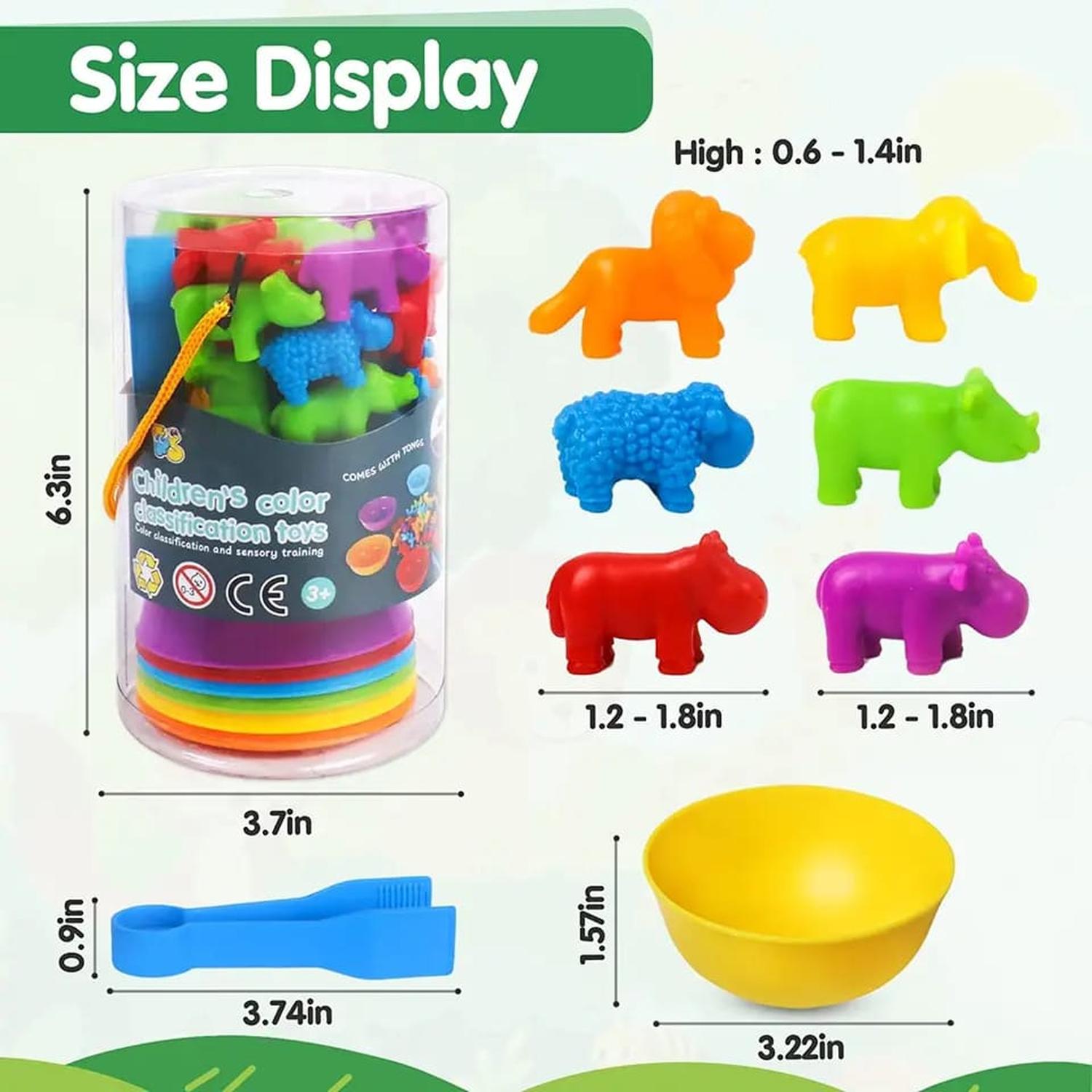 JUEGO DIDACTICO CONTEO Y COLORES MONTESSORI - 3
