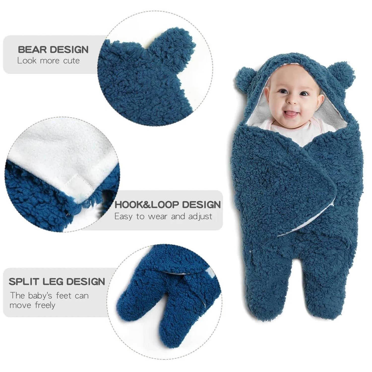 SACO DE BEBE PARA DORMIR POLAR BLANCO - 3