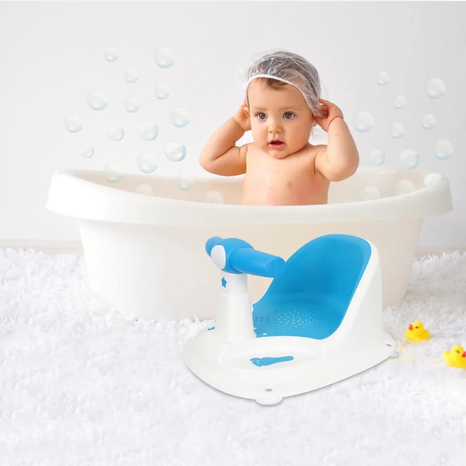 SILLA DE BAÑO PARA BEBE CON VENTOSA TAMAÑO M - 1