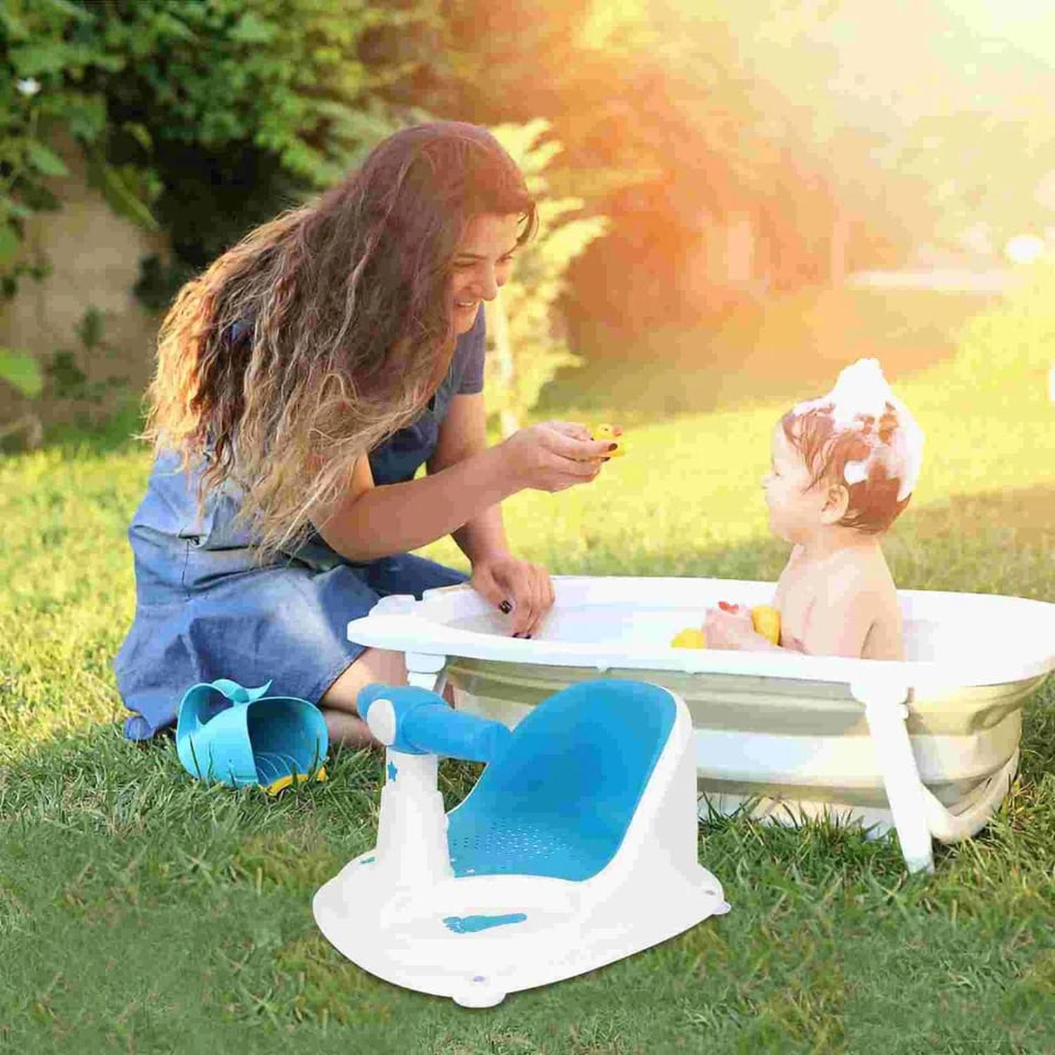 SILLA DE BAÑO PARA BEBE CON VENTOSA TAMAÑO M - 2