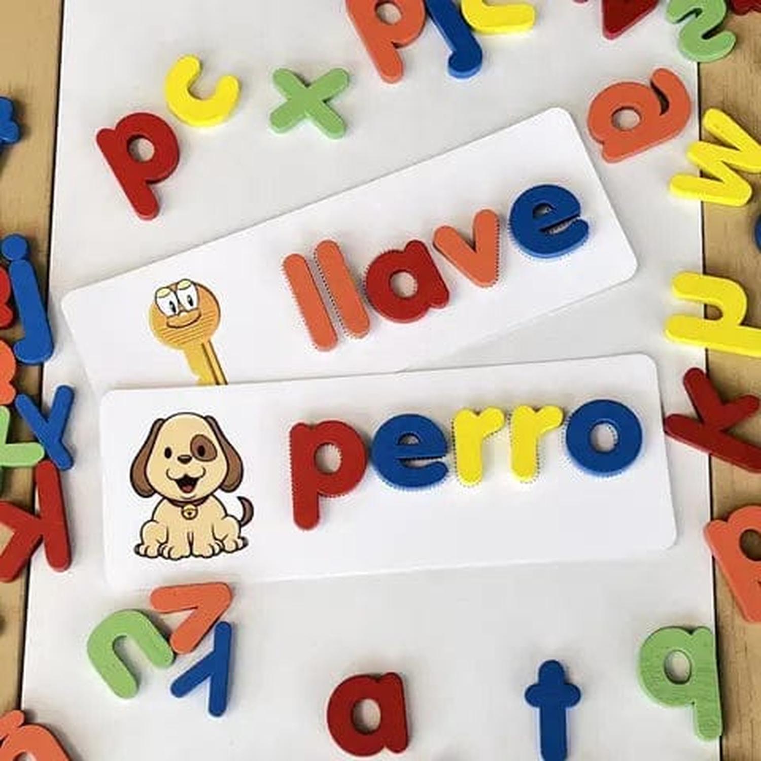 JUEGO DE PALABRAS DELETREO MONTESSORI - 2