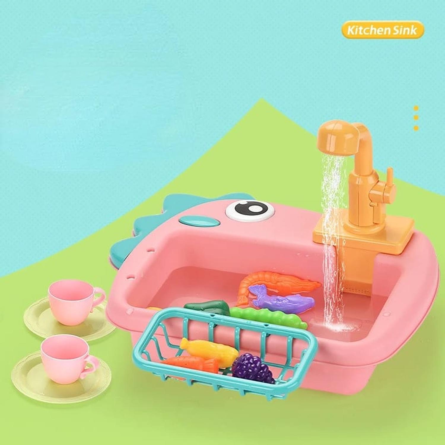 JUEGO DE LAVAVAJILLA PESCA MAGNETICA DINAMICA ROSA TAMAÑO S - 2
