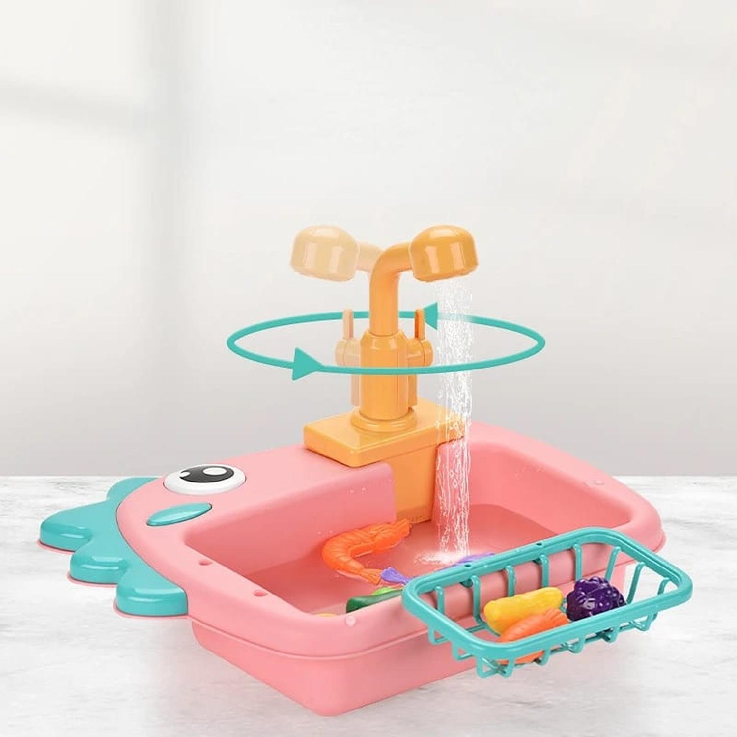 JUEGO DE LAVAVAJILLA PESCA MAGNETICA DINAMICA ROSA TAMAÑO S - 4