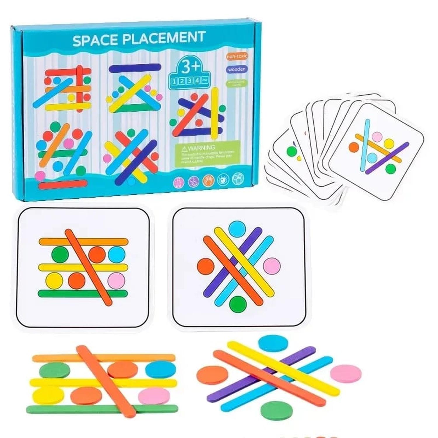 JUEGO SENSORIAL DINÁMICO COLORES MONTESSORI CELESTE - 1