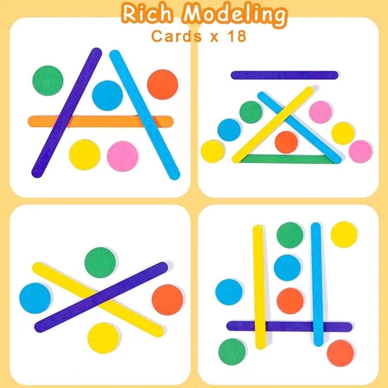 JUEGO SENSORIAL DINÁMICO COLORES MONTESSORI CELESTE - 2