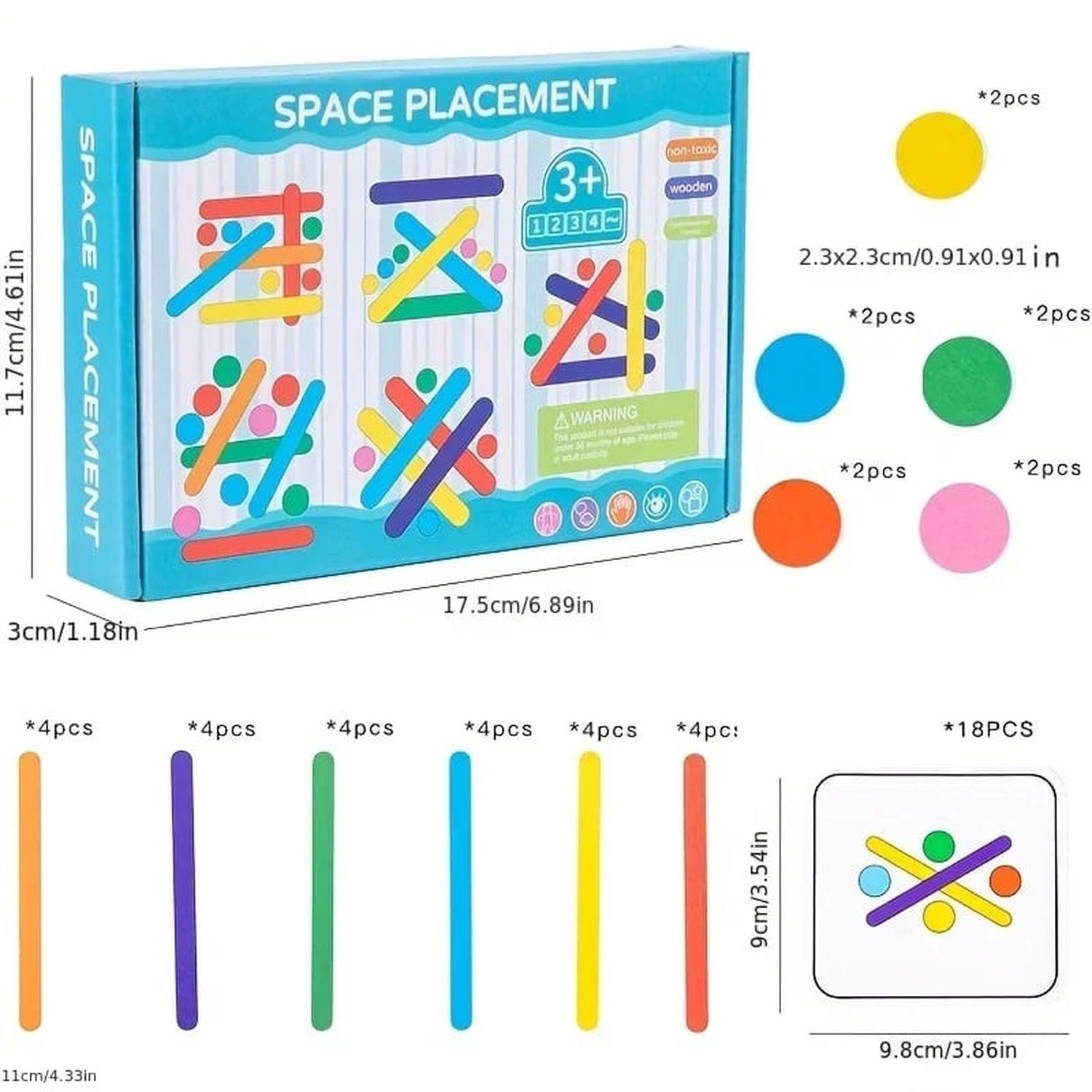 JUEGO SENSORIAL DINÁMICO COLORES MONTESSORI CELESTE - 5