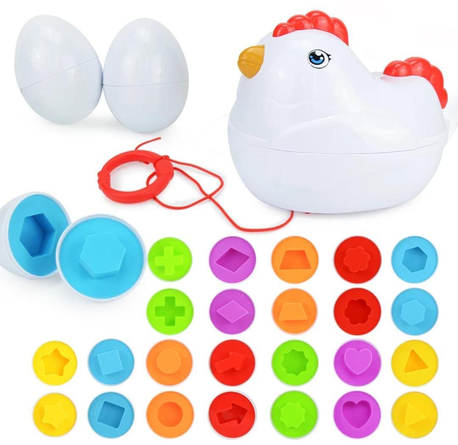 JUEGO EDUCATIVO OEM ENCAJE GALLINA MONTESSORI - 4