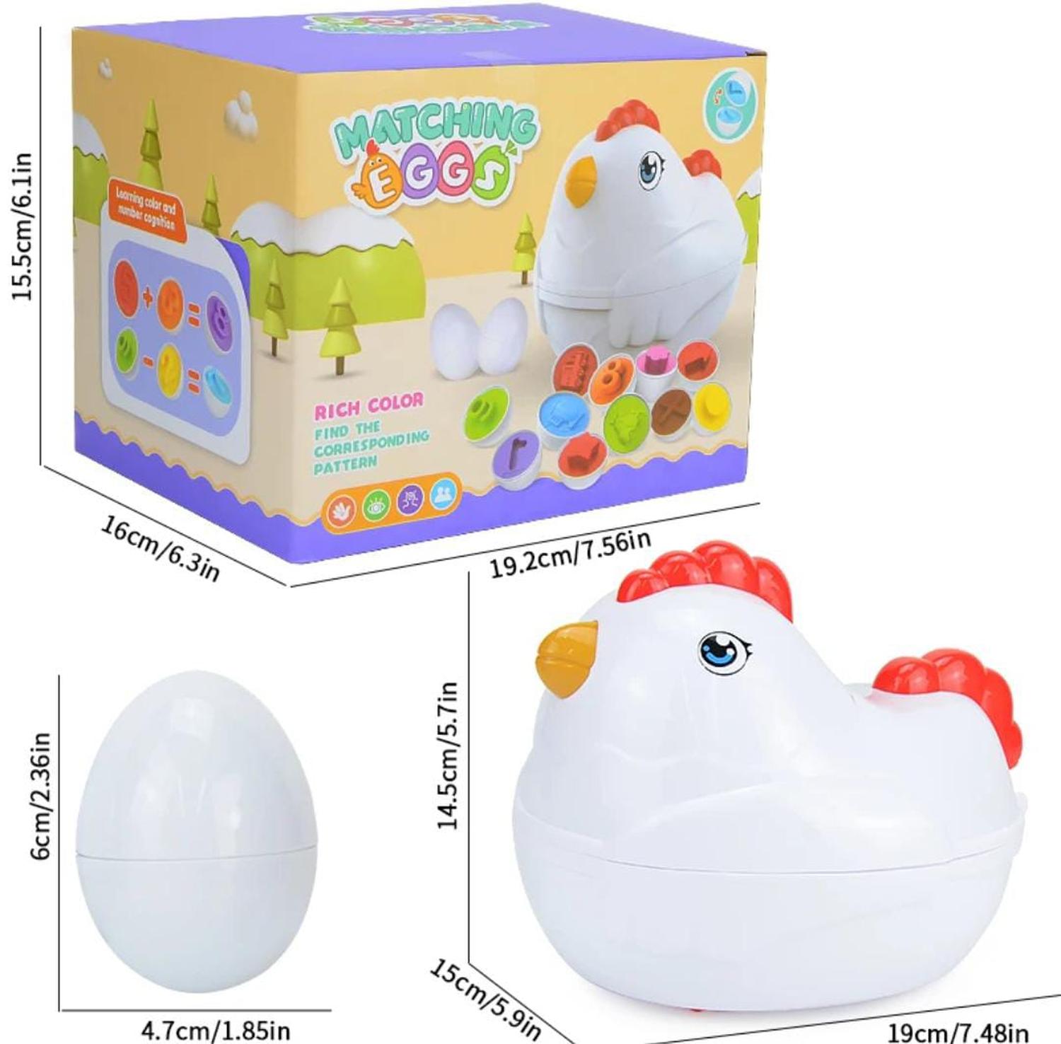 JUEGO EDUCATIVO OEM ENCAJE GALLINA MONTESSORI - 5