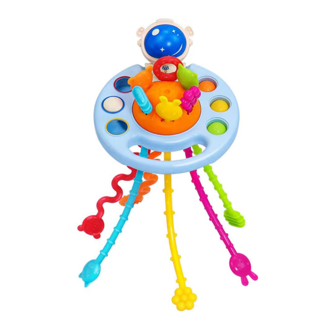 SONAJERO SENSORIAL BLANCO SILICONA MONTESSORI - 1
