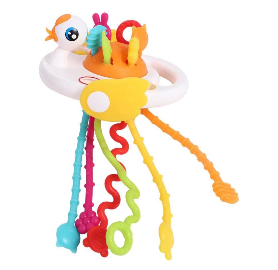 SONAJERO SENSORIAL BLANCO SILICONA MONTESSORI - 1