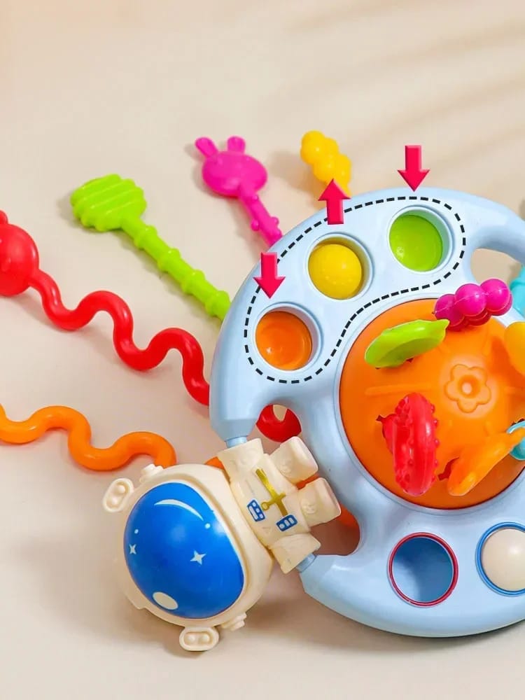 SONAJERO SENSORIAL BLANCO SILICONA MONTESSORI - 2