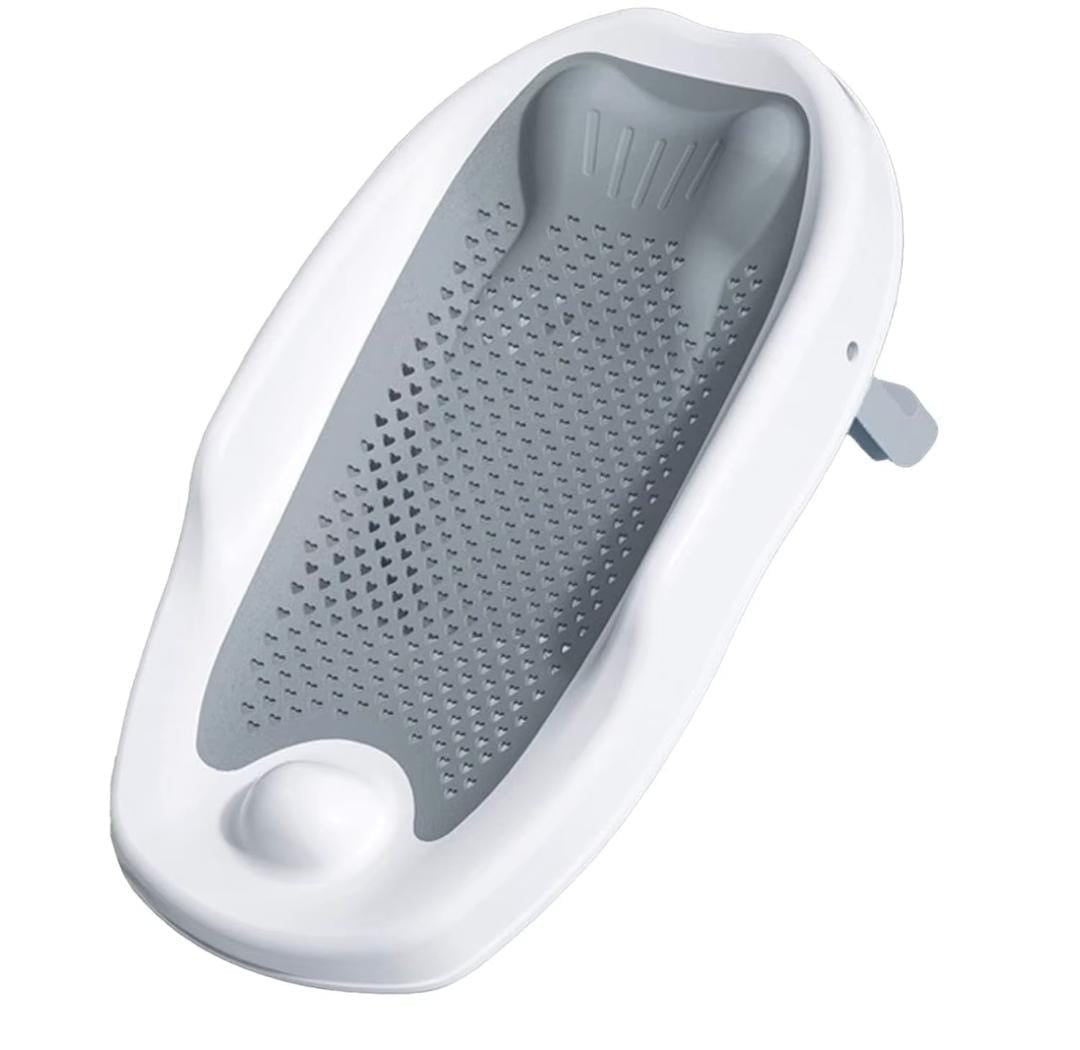 SOPORTE PLEGABLE DE BAÑERA PARA BEBE GRIS - 1