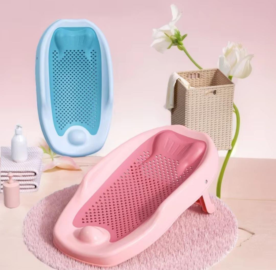 SOPORTE PLEGABLE DE BAÑERA PARA BEBE GRIS - 2