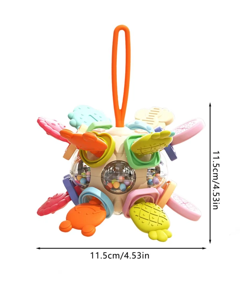 SONAJERO MORDEDOR SENSORIAL SUAVE PARA BEBE - 2